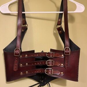 Handmade Leather Corset